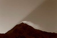 Denali's South Peak from the Sheldon Mountain Hut.